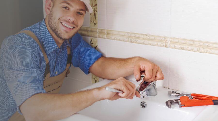 Faucet cartridge replacement in Deputy, IN